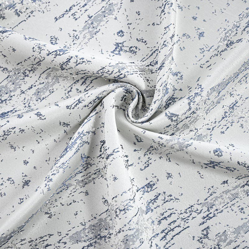 Mánaljós glas Kationisk Jacquard Gardinur tógv