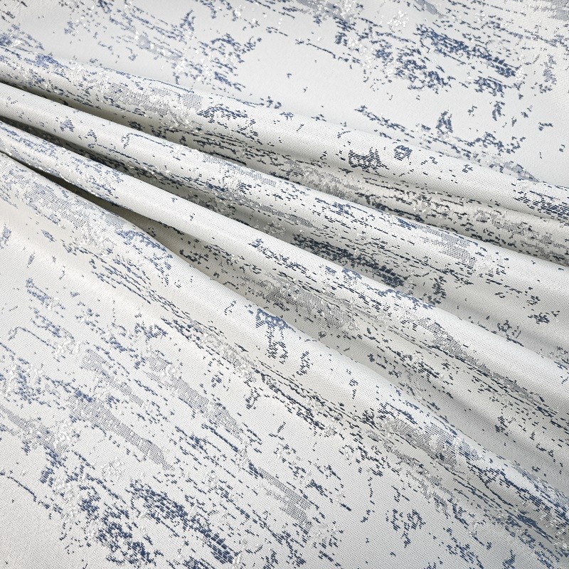 Moonlight Glassy Cationic Jacquard Curtain Fabrics high quality